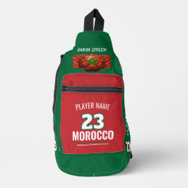 Morocco National Football Flag Heritage Soccer Crossbody Bag