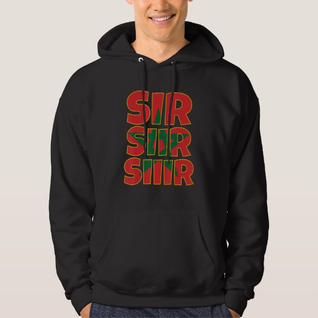 Morocco Siiir Soccer Lover Maroc Dima Morocco Moro Hoodie (Vorderseite)