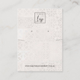 MOROKKANISCHE TILE-TEXTURE-ANGEBOT VISITENKARTE