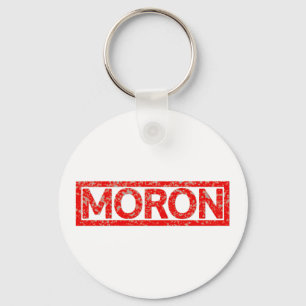 Moron Briefmarke Schlüsselanhänger