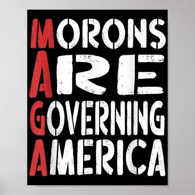 Morone regieren Amerika das sonnige T-Shirt _1 Poster (Vorne)