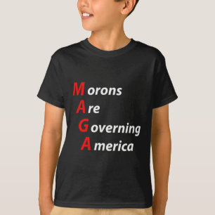 Moronen regieren Amerika gegen Trump politisch T-Shirt