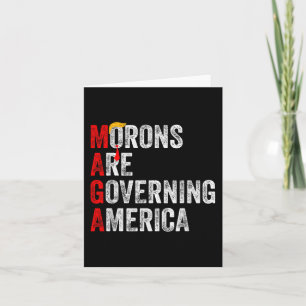Moronen regieren Amerika lustig Trump 2024 Karte
