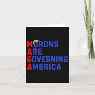 Moronen regieren Amerika lustig Trump 2024 Karte