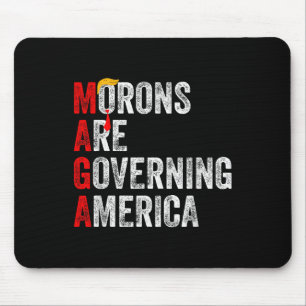 Moronen regieren Amerika lustig Trump 2024 Mousepad