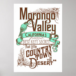 Morongo Valley California's Best Behalten Secret Poster