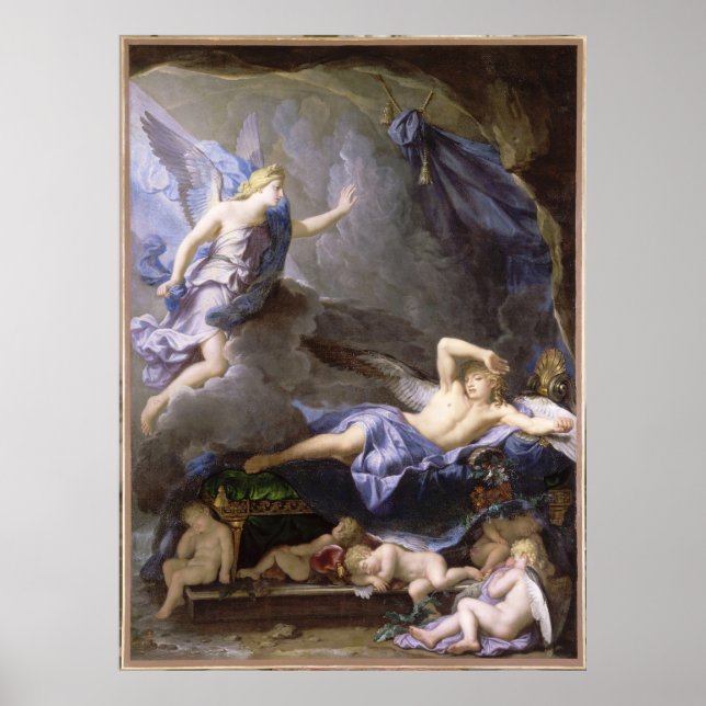 Morpheus erwacht, als Iris in der Nähe von Houasse Poster (Vorne)