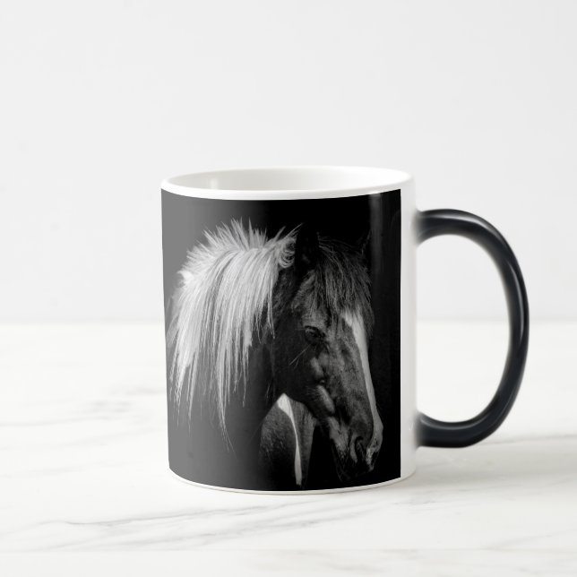 Morphing Horsehead-Tasse Verwandlungstasse (Rechts)