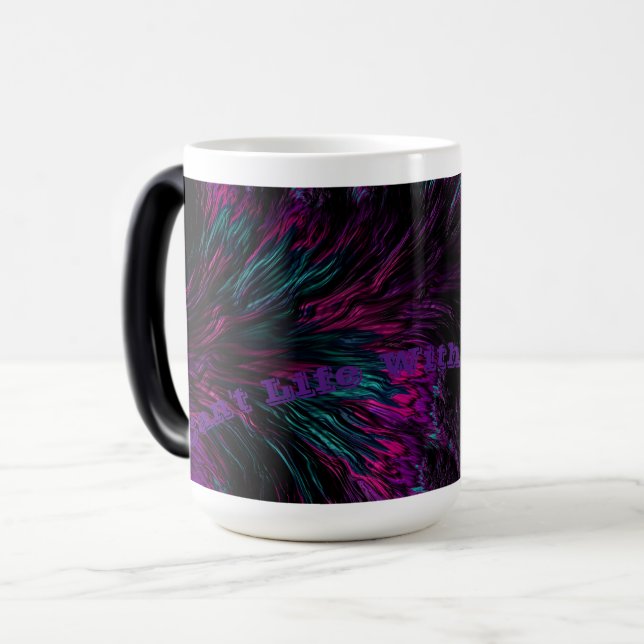 Morphing-Liebe-Tasse Verwandlungstasse (Vorderseite Links)