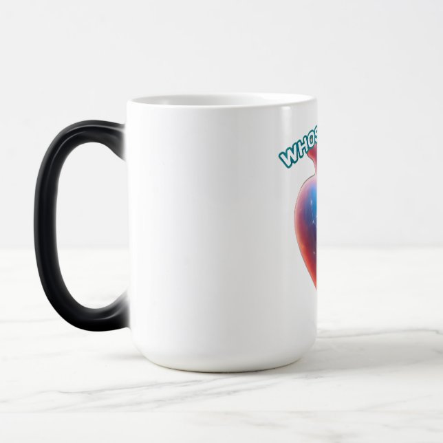 Morphing Tasse, 15 oz Verwandlungstasse (Links)