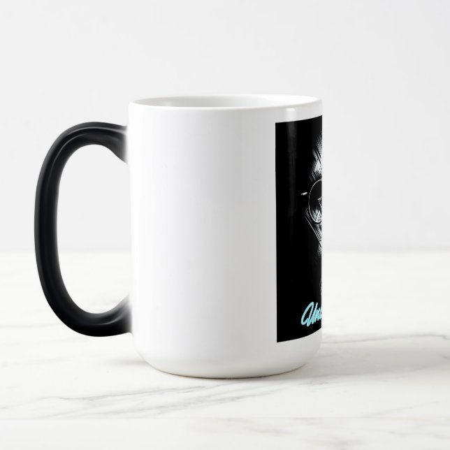 Morphing Tasse, 15 oz Verwandlungstasse (Links)