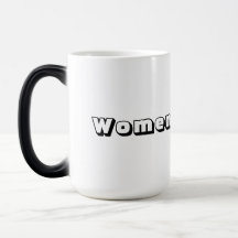 Morphing Tasse - "Frauen" Textname gedruckt