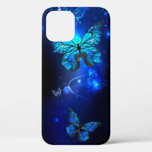 Morpho Butterfly in the Dark Background Case-Mate iPhone Hülle