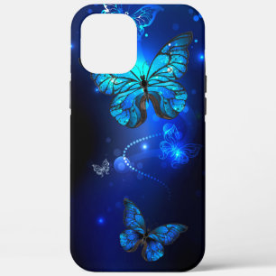 Morpho Butterfly in the Dark Background Case-Mate iPhone Hülle