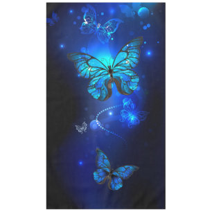Morpho Butterfly in the Dark Background Tischdecke