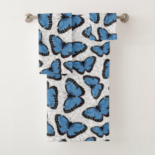 Morpho-Schmetterlinge Badhandtuch Set