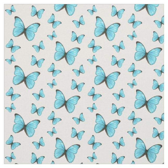 Morpho-Schmetterlinge Cartoon-Abbildung Stoff (Muster)