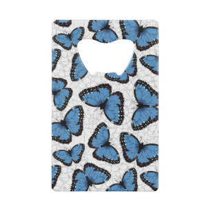 Morpho-Schmetterlinge Geldbeutel Flaschenöffner