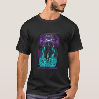 Morrigan Death Gothic Pagan Hexe Triple Moon T-Shirt