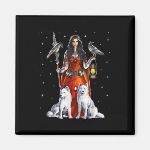 Morrigan Goddess Celtic Mythology Pagan Deity of W Magnet