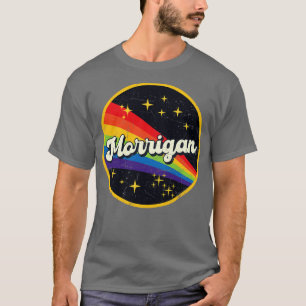 Morrigan Rainbow in Space Vintag GrungeStyle T-Shirt