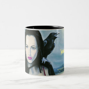 Morrigan und Raben-Tasse Zweifarbige Tasse