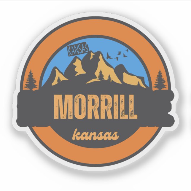 Morrill, Kansas Aufkleber (Vorderseite)