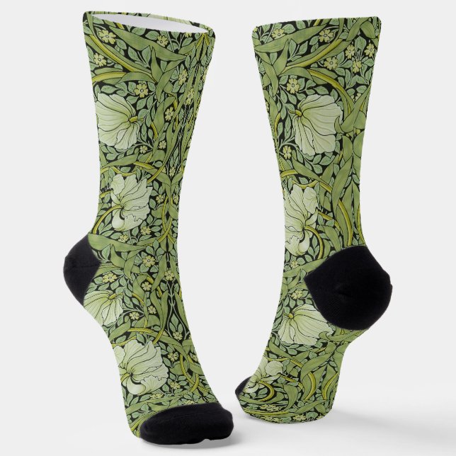 Morris 1876 Vintages Pimpernell-Muster Socken (Gewinkelt)