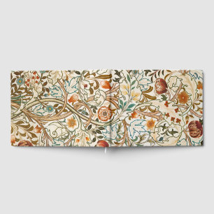 Morris Acanthus Floral Stickerei Muster Gästebuch