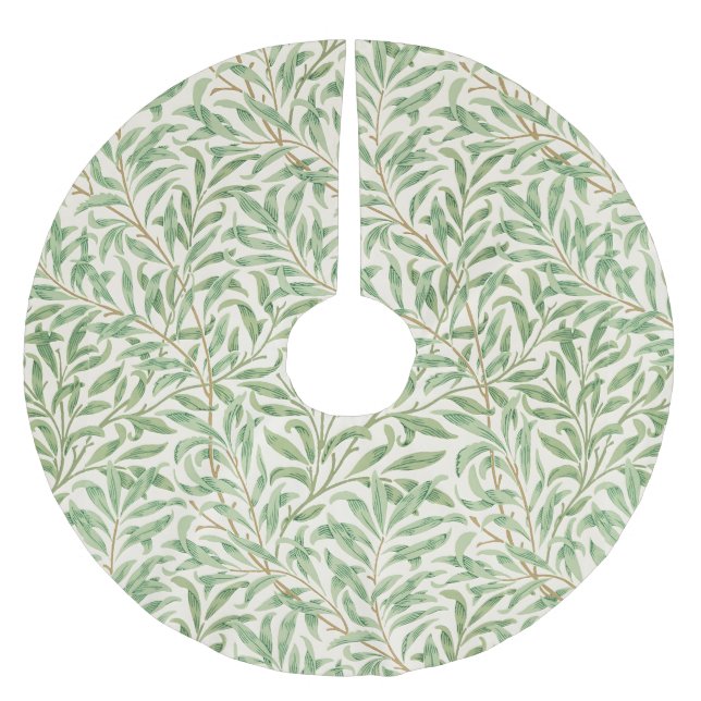 Morris - Antique willow leaves & Branches Pattern Polyester Weihnachtsbaumdecke (Vorderseite)