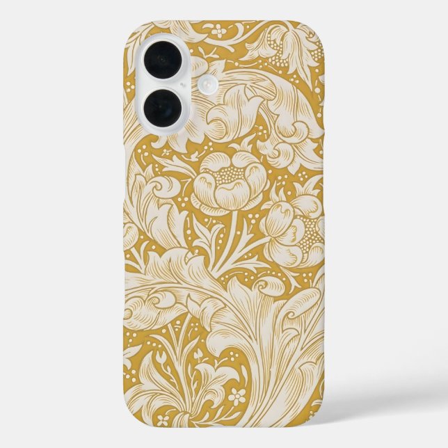 Morris Bachelor's Button Blume & Golden Stems Case-Mate iPhone Hülle (Rückseite)