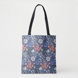 Morris Blue Background 1896 Compton Floral Pattern