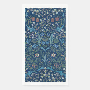 Morris Blue Background Vintag Blackthorn Muster Serviette
