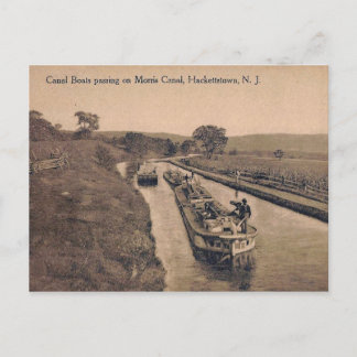 Morris Canal, Hackettstown, New Jersey Vintag Postkarte
