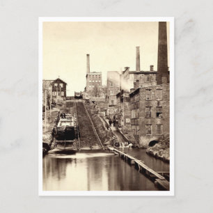 Morris Canal, Newark, New Jersey Vintag Postkarte