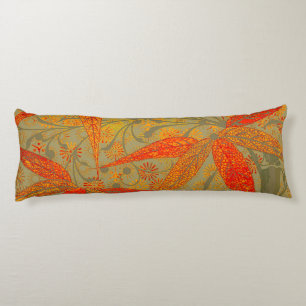 Morris & Co. Bambus-Muster Godwin Orange und Salbe Seitenschläferkissen