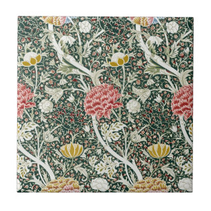 Morris Cray Vintage Blossom Florales Design Grün Fliese