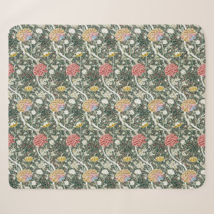 Morris Cray Vintage Blossom Florales Design Grün Sherpadecke