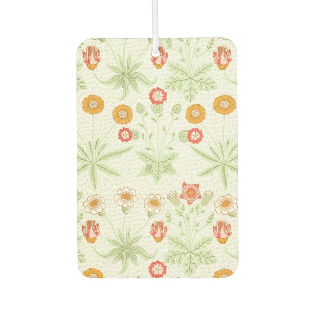 Morris Daisy, klassisches Viktorianisches Blumenmu Autolufterfrischer (Vorderseite)