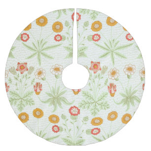 Morris Daisy, Klassisches viktorianisches Blumenmu Polyester Weihnachtsbaumdecke