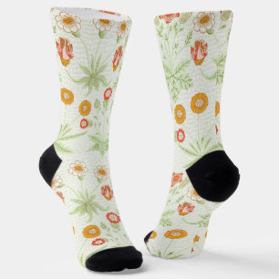 Morris Daisy, klassisches Viktorianisches Blumenmu Socken
