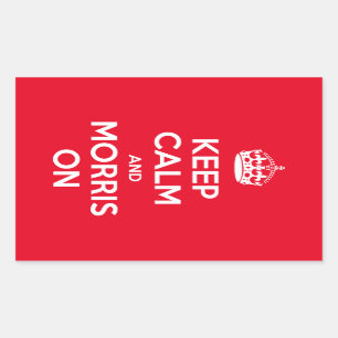 Morris Dancing Rechteckiger Aufkleber