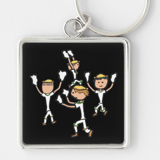 Morris Dancing Schlüsselanhänger (Vorne)