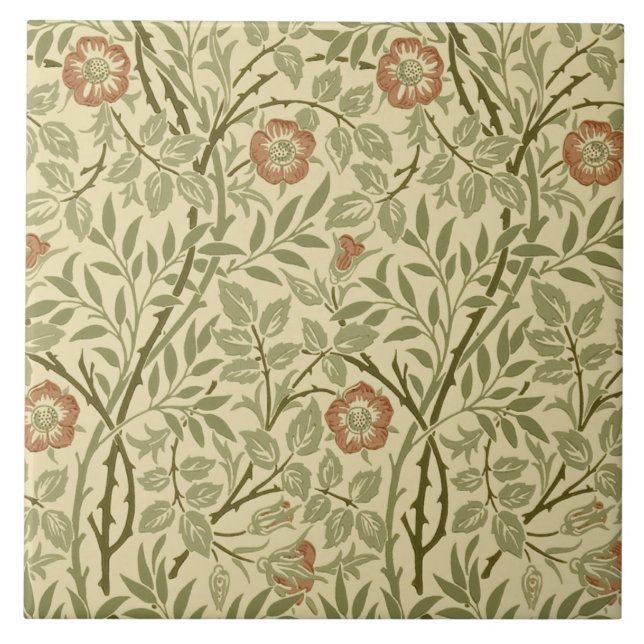 Morris/Deale Arts & Crafts Fliese (Vorderseite)