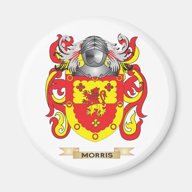 Morris-(England) Coat of Arms (Family Crest) Magnet (Vorne)