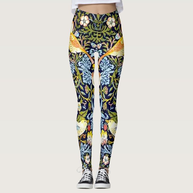 Morris - Erdbeerdieb, beliebtes Muster, Leggings (Vorderseite)