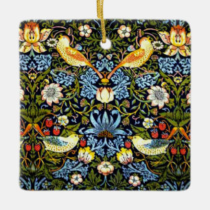 Morris - Erdbeerdieb, berühmtes Muster, Keramikornament