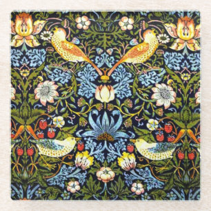 Morris - Erdbeerdieb Glasuntersetzer