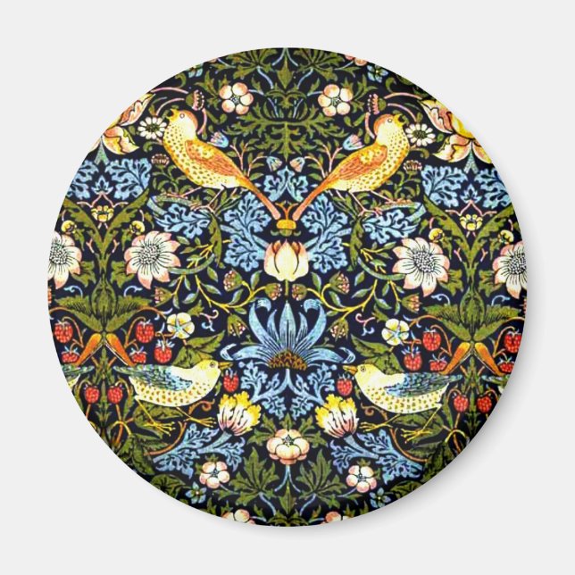 Morris - Erdbeerdieb Magnet (Vorne)