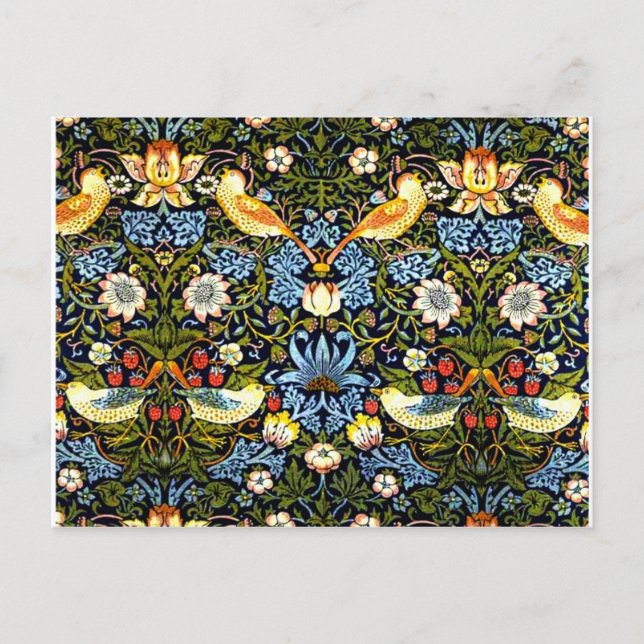 Morris - Erdbeerdieb Postkarte (Vorderseite)